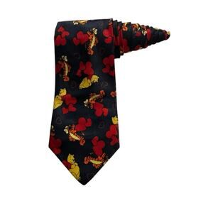 Disney Winnie The Pooh Tigger Hearts Valentines Cartoon Novelty Necktie